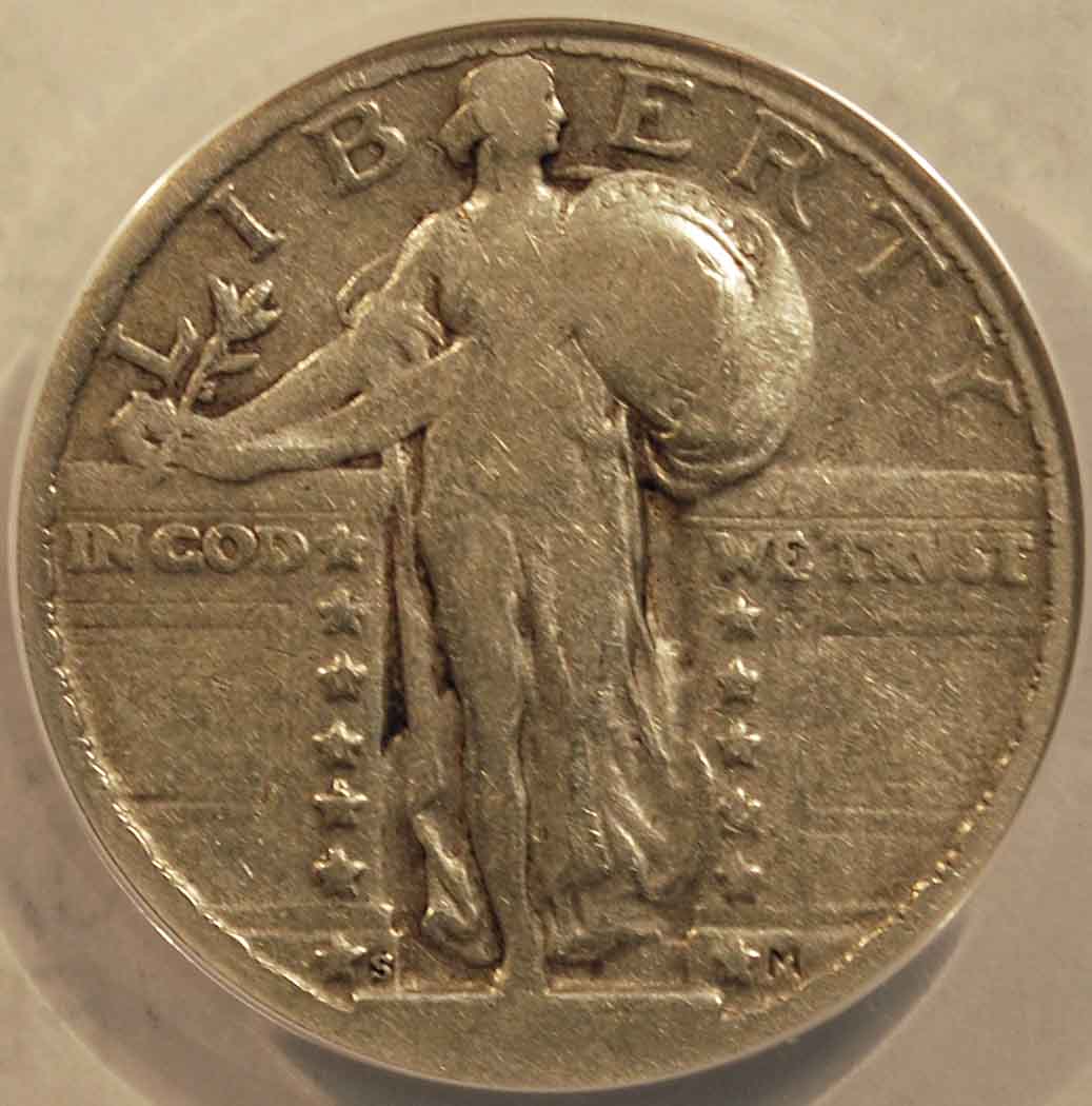 Near-Dateless-1923-S-Quarter-Verified-By-ANACS