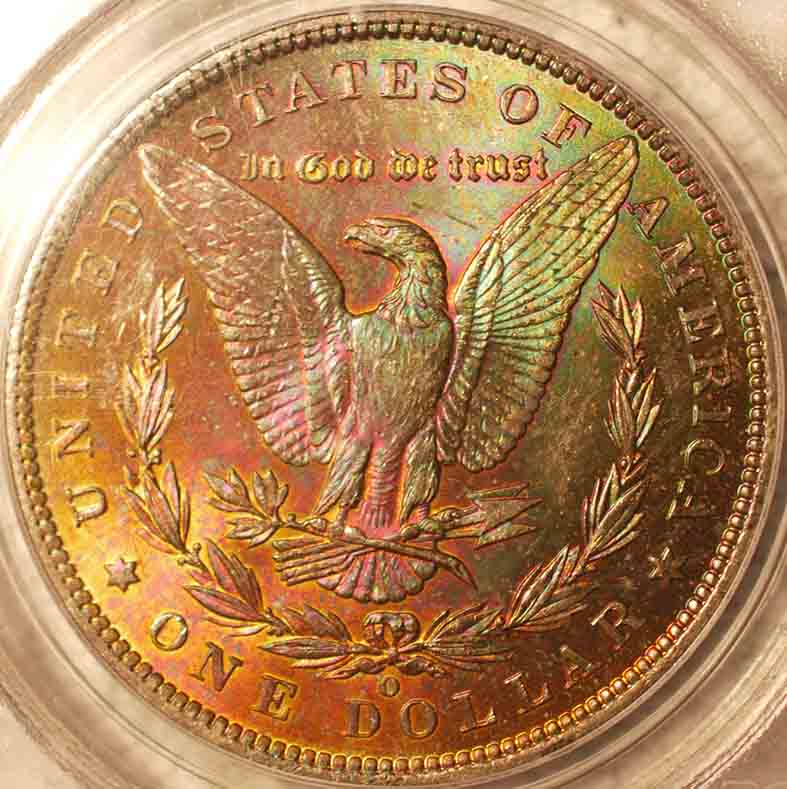 Rainbow-1885-O-Morgan-Dollar:--Still-Workin'-On-Those-Photos