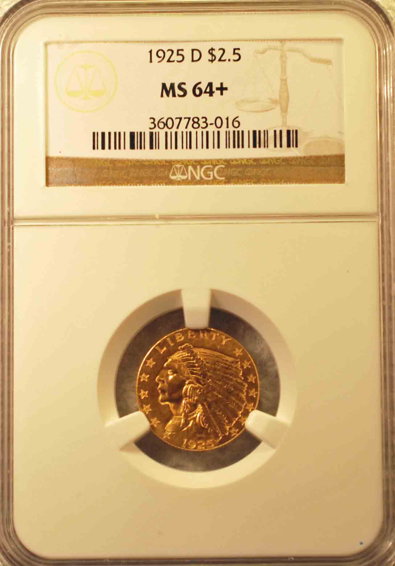 1925-D-Quarter-Eagle-NGC-Graded