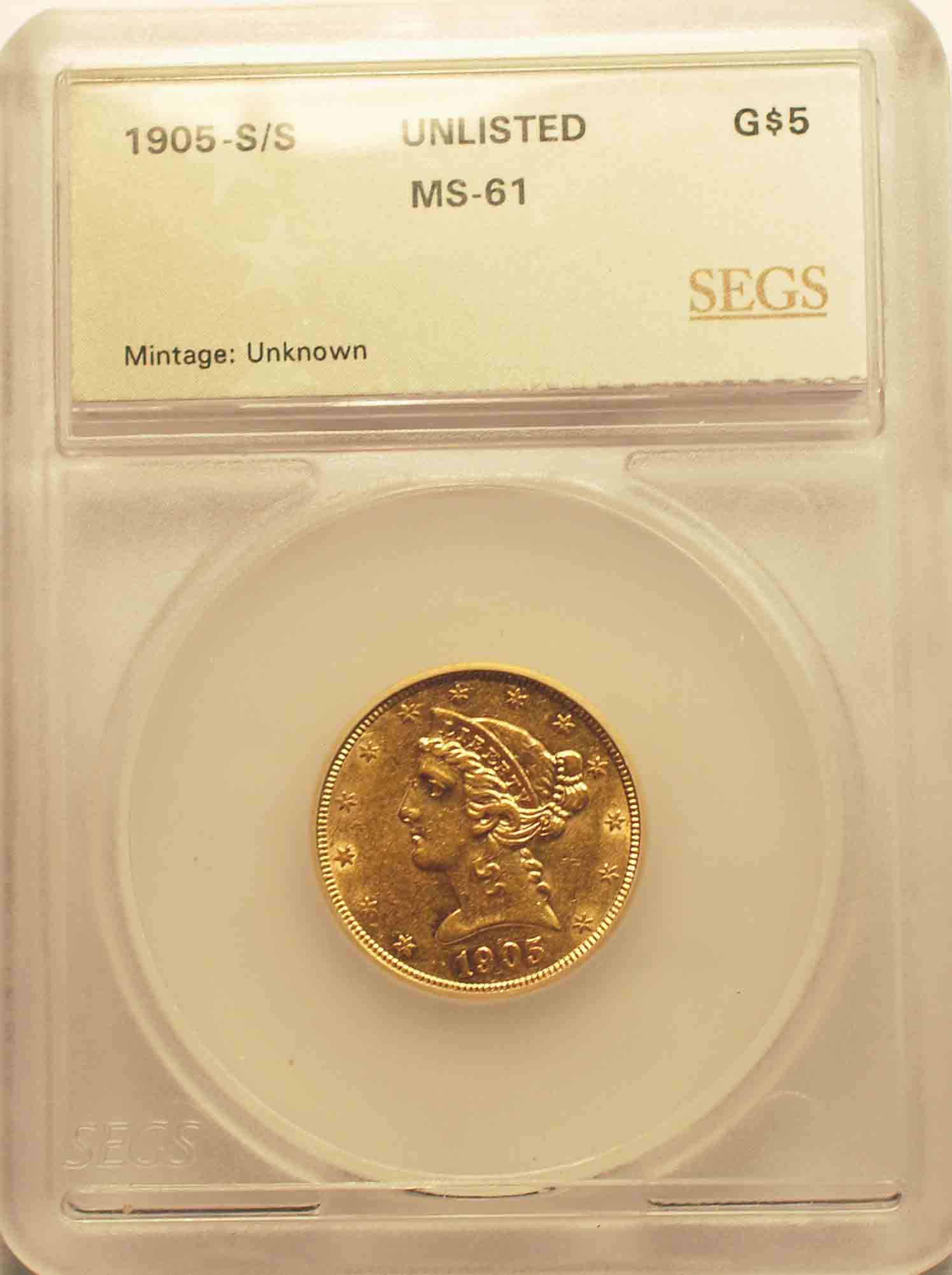 1905-S/S-Liberty-Half-Eagle:--Interesting-Variety!
