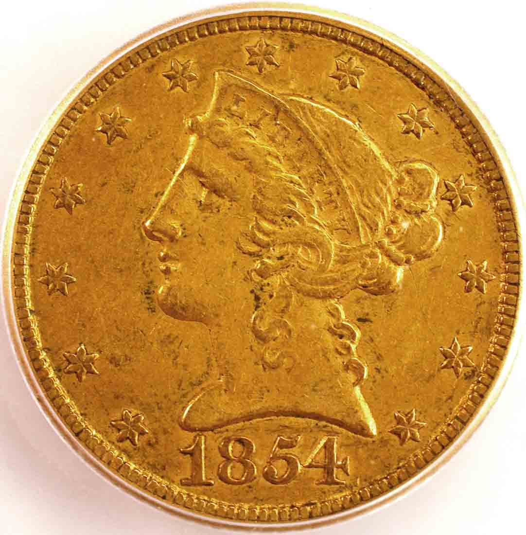 1854-Half-Eagle