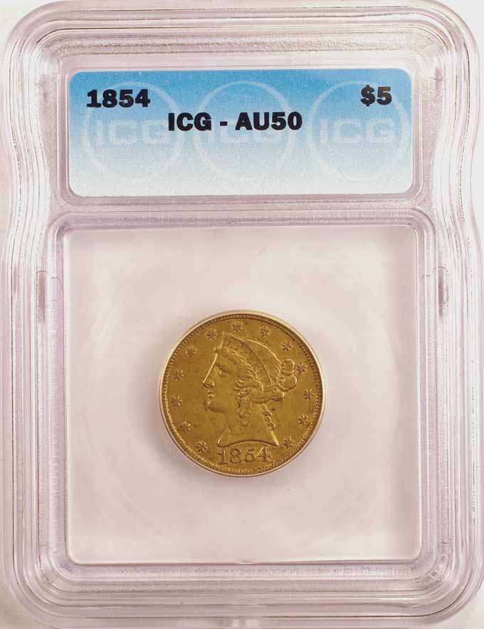 1854-Half-Eagle