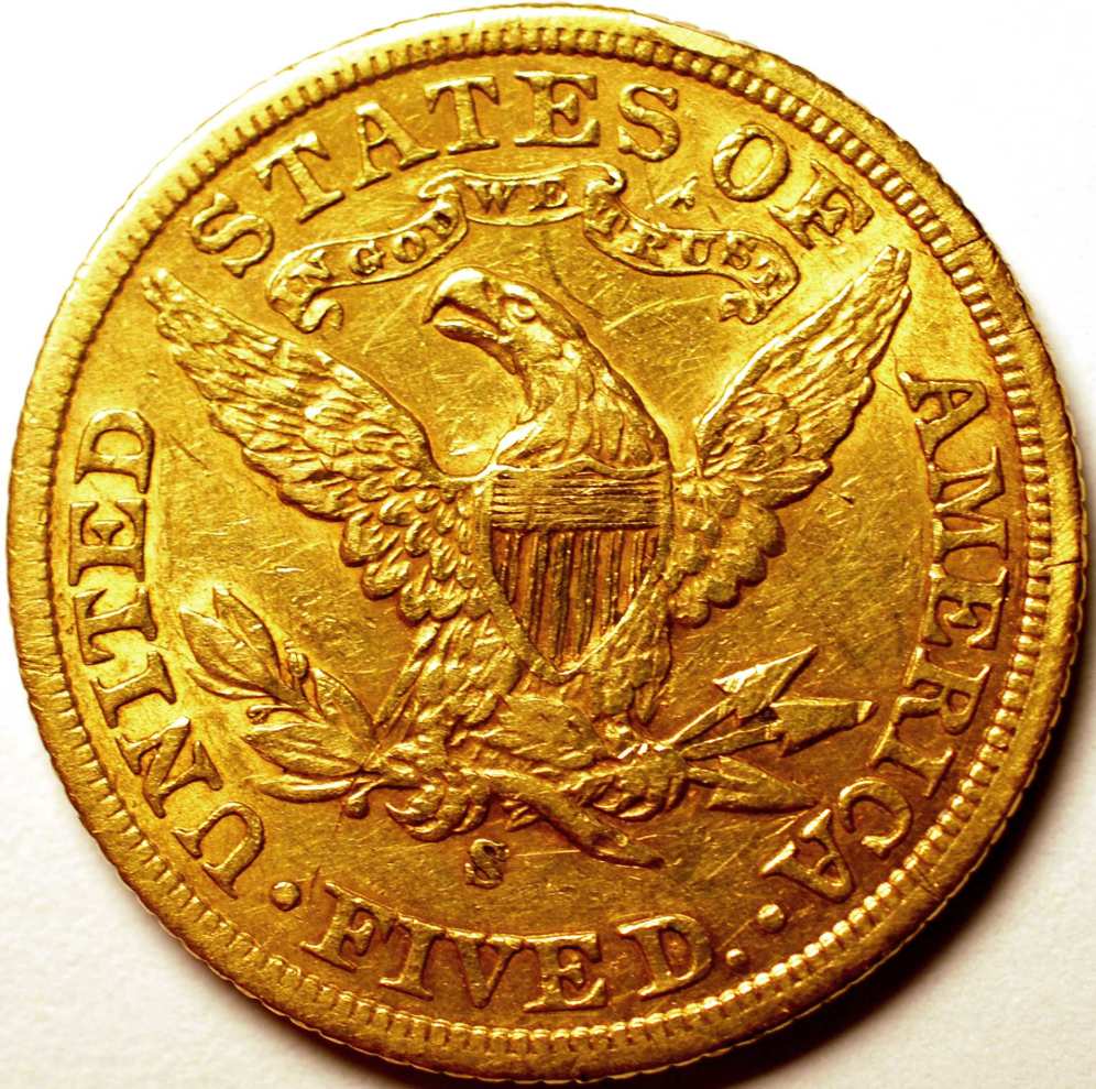 1901-S-Half-Eagle:--1/0-Overdate