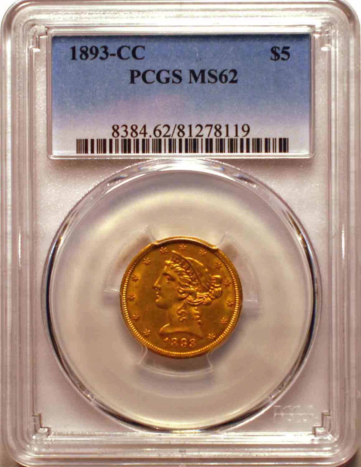 1893-CC-Half-Eagle:--Cracked-Out-And-Sent-To-PCGS