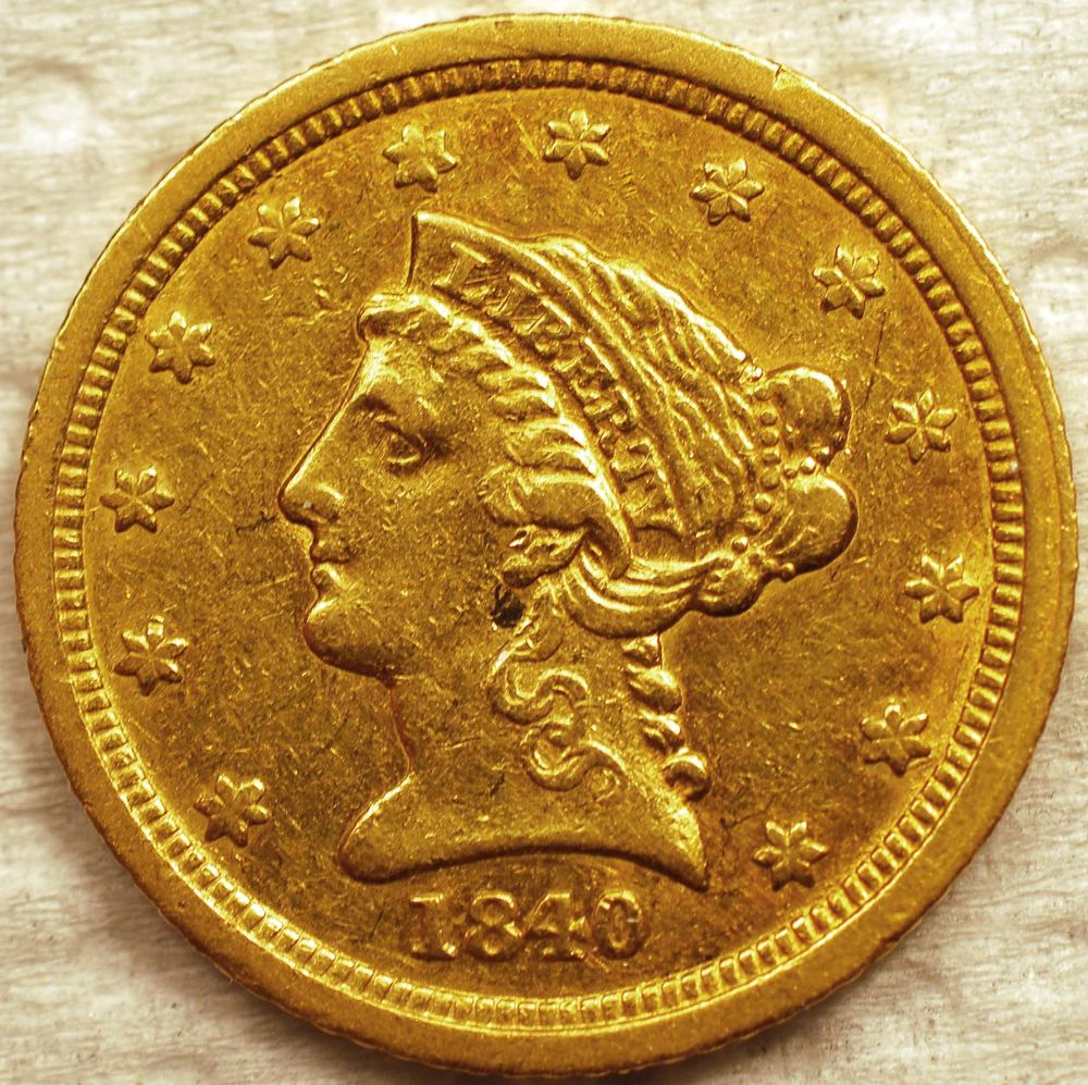 3RD-And-Final-Newp:--1840-C-Quarter-Eagle