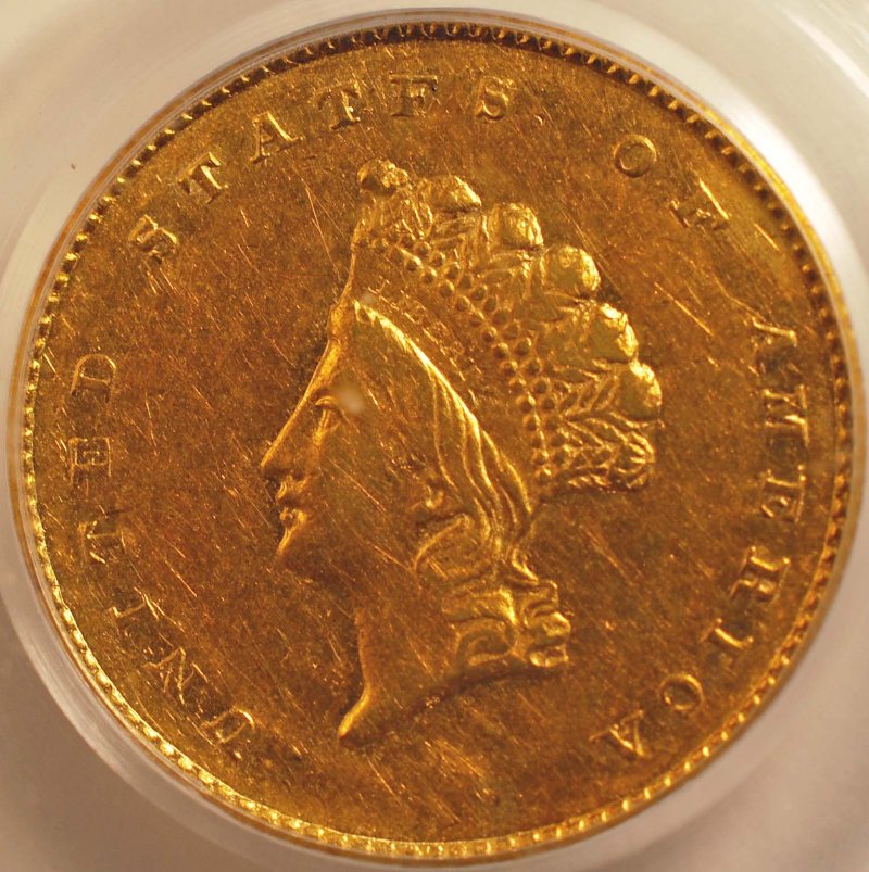 1856-S-Type-II-Gold-Dollar-For-Grade-And-Comment