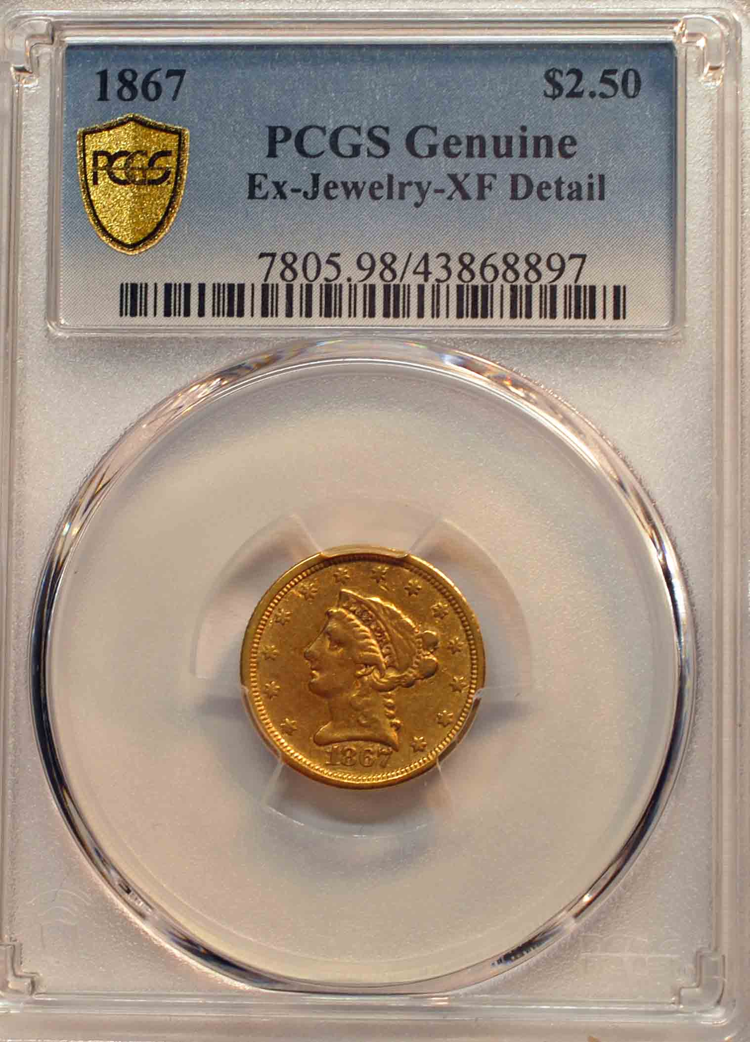 Another-New-Purchase:--Low-Mintage-1867-Gold-Quarter-Eagle