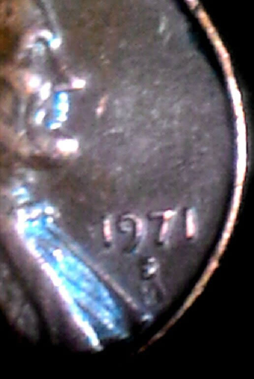 1971--Lincoln-Memorial-Penny-S-&-D-Mint-Mark?