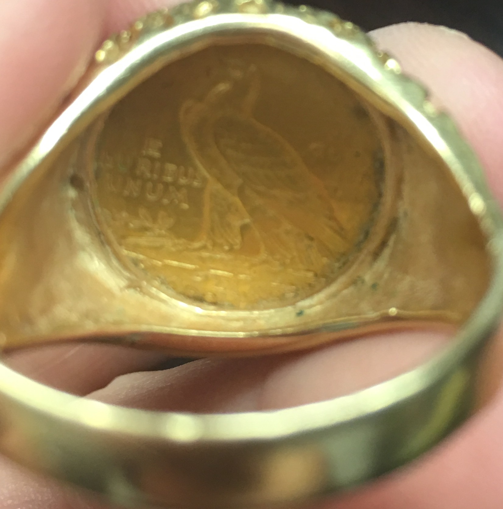 1911-Indian-Head-Gold-$2.50-Coin-Ring-Value