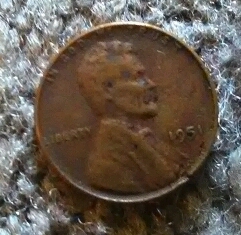1951-Lincoln-Cent-Reverse/Obverse-Error