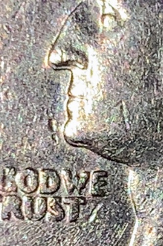 Doubling-On-Chin-And-Nose?-1990-P/D-Washington-Quarter