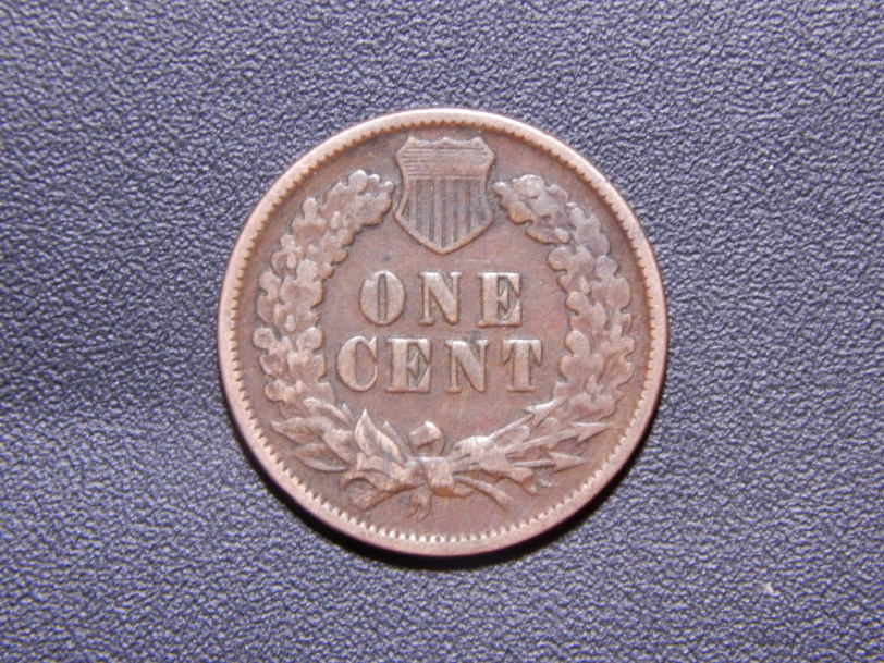 Cleaned-1888/7-Indian-Cent-&-Weight