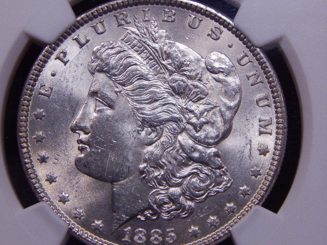 1885-2-3?-X-Ear,-Cotton,-Ex-Leaf?-2x-R-Rev.-Lines-In-Liberty