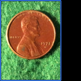 1971-Cent-And-'74-W/-Similar-Colors.-Close-Up-Mint-Mark-Pic.-RPM?