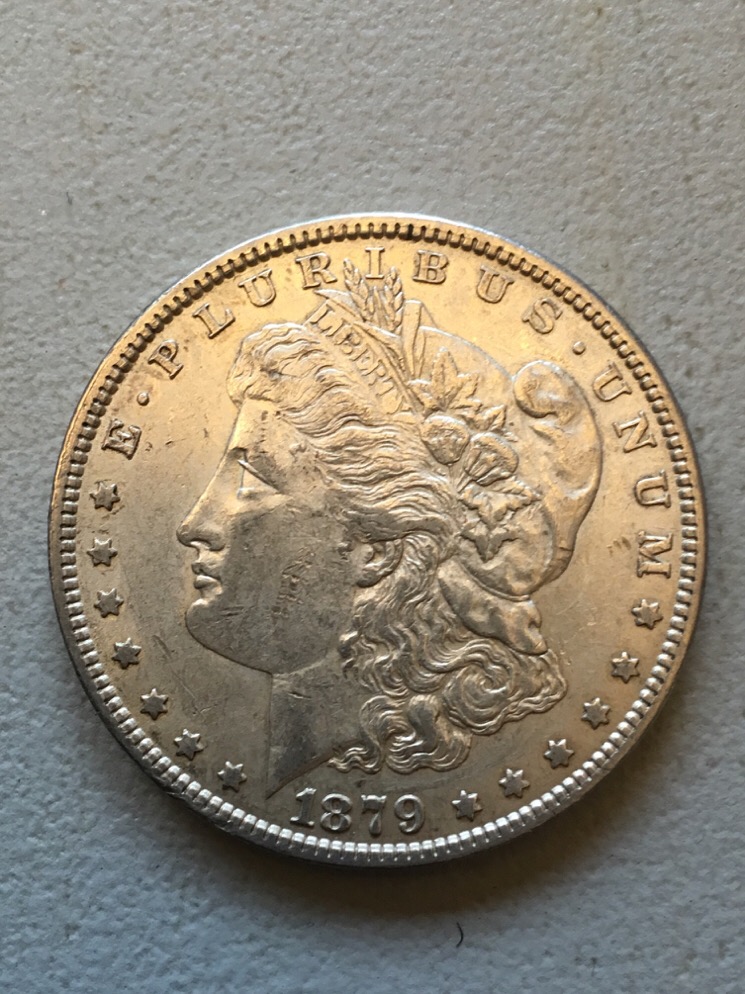 1879-Morgan-Silver-Dollar,-Help-Grade