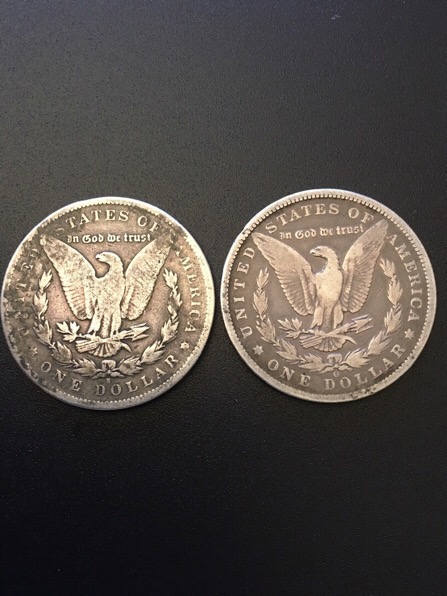 1892-S-And-1894-O-Morgan-Dollars