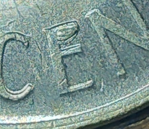 1968-S-Penny-Error/-Mint-Mark-Obverse-&-Die-Crack-Reverse
