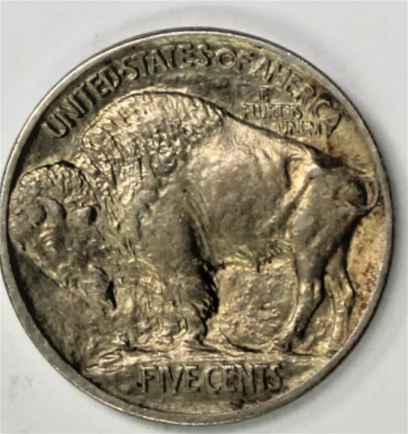 1913-Buffalo-Nickel,-Says-Bu,-But-Looks-AU