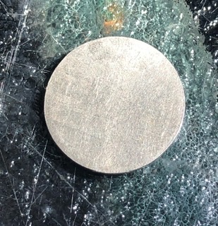 Nickel-Planchette-With-Reverse-Lincoln-Stamped-On-Obverse.-Rear-Is-Blank