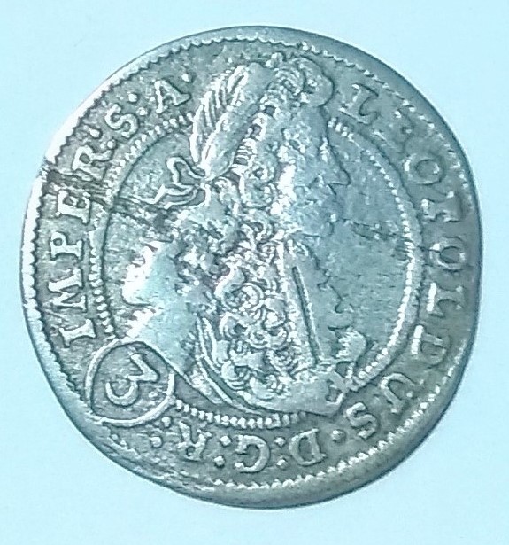 Bohemia---Leopold-I---3-Kreuzer---1720?