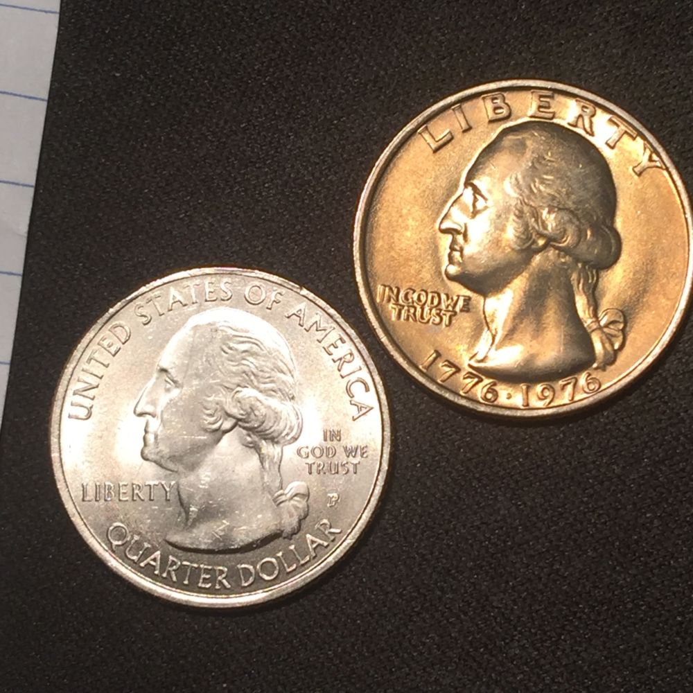 Bicentennial-Quarter-Grade-While-Testing-New-Lighting