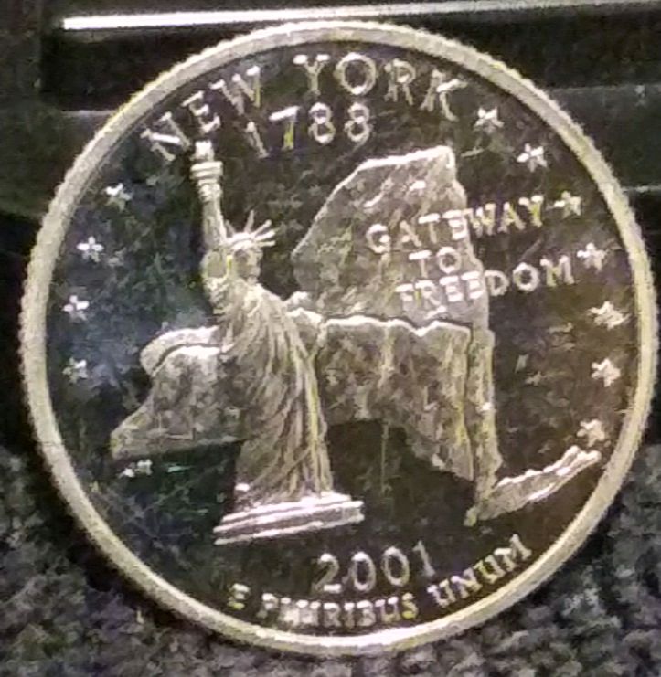 2001-S-Mint--New-York-State-Quarter-For-Grading