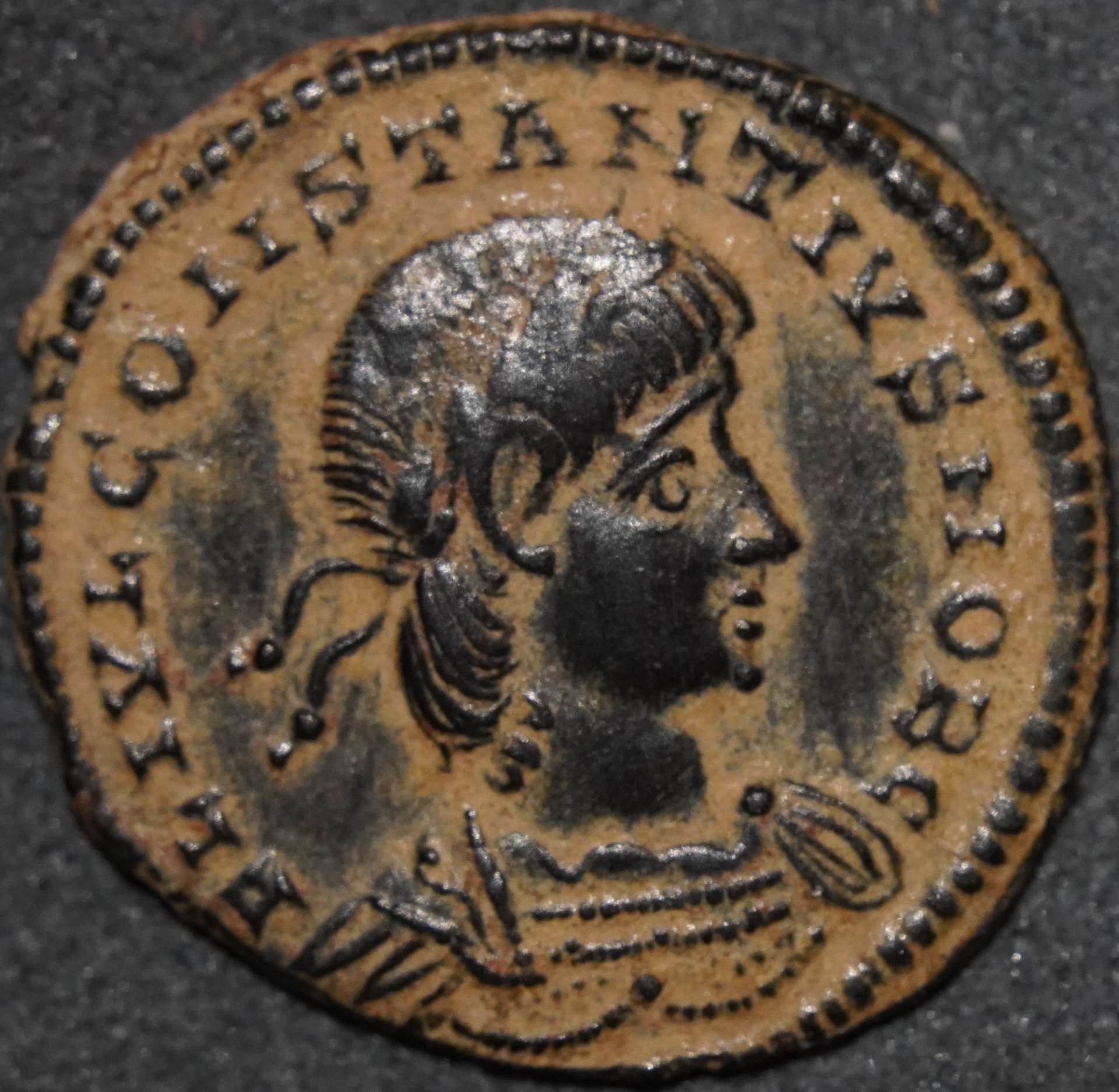 Constantius-II,-Nummus,-330-335,-Antioch,-Ef40-45,-Bronze,-Ric:88