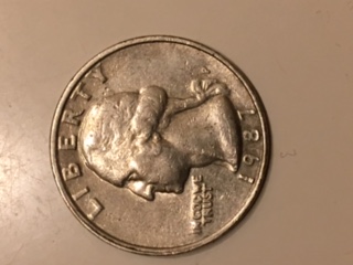 1987-P-Quarter-With-Reverse-Error-With-Connecting-Nit-In-United.