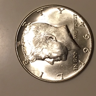 1964-Kennedy-Half,-SMS,-Accented-Hair-Or-Just-The-Reverse-Of-One?