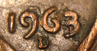 1963-D-Lincoln-Cent.-Delamination-On-Date?