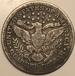 1908-O-Barber-Quarter-Weighs-5.84-Grams.-Wear?
