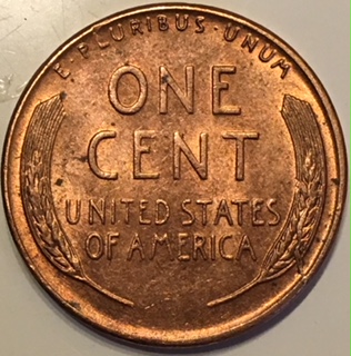 1957-D-LWC.-BIE-Cent-With-Cud-On-Reverse.-Doubling-On-Left-Wheat-Ear?