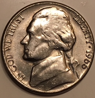 1966-P-Jefferson-Nickel-Three-Raised-Lines-In-Liberty