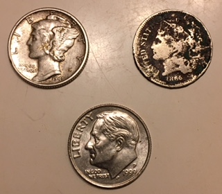 1865-P-Three-Cent-Nickel,-Found-On-The-Ground-And-Has-The-Sound-Of-Silver.