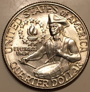 1976-P-Bicentennial-Quarter,-The-Exact-Same-Die-Gouge-As-The-Denver-Version
