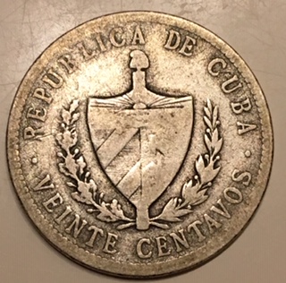 1915-Cuban-Veinte-Centavos-Course-Reeding?