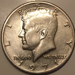 1971-D-Kennedy-Half.-Slight-Seperation-In-I-And-B-In-Liberty.-Common?