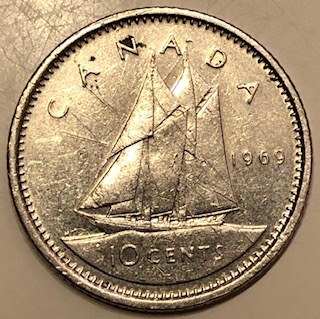 1969-Canadian-Dime.-The-Reeds-Tell-Me-It-Was-Minted-In-Philadelphia.