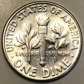 1964-D-Roosevelt-Dime-Blunt-9-Compared-To-Rounded-9