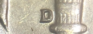 Two-1964-D-Roosevelt-Dimes-That-Are-Mirrored,-Down-To-The-MD-On-The-MM.