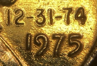 1975-P-LMC-Plated-With-A-Counter-Stamp-Of-12-31-1974