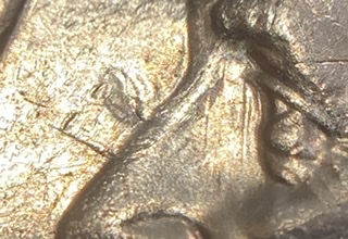 2000-P-Roosevelt-Dime,-Obverse-And-Reverse-Die-Clashes-W/-A-Collar-Clash.