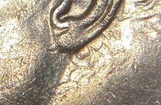2000-P-Roosevelt-Dime,-Obverse-And-Reverse-Die-Clashes-W/-A-Collar-Clash.