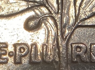 2000-P-Roosevelt-Dime,-Obverse-And-Reverse-Die-Clashes-W/-A-Collar-Clash.