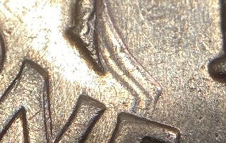 2000-P-Roosevelt-Dime,-Obverse-And-Reverse-Die-Clashes-W/-A-Collar-Clash.