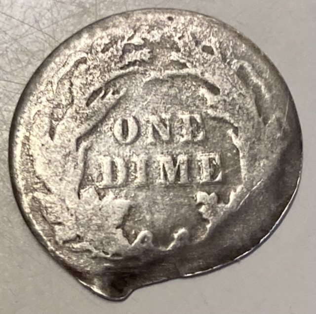 1891-Seated-Liberty-Dime.-Weight-1.50-Grams.-PSD-Or-Tapered-Planchet?