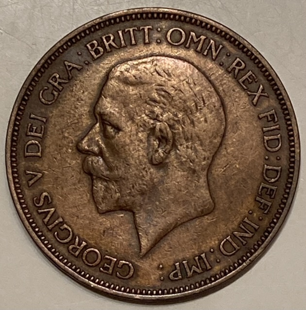 1936-George-V-British-One-Penny,-Doubled-1-On-The-Date?