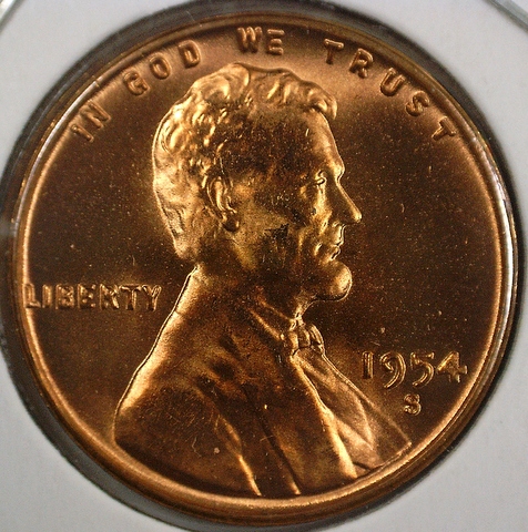 1954-S-Lincoln-Cent-Grade