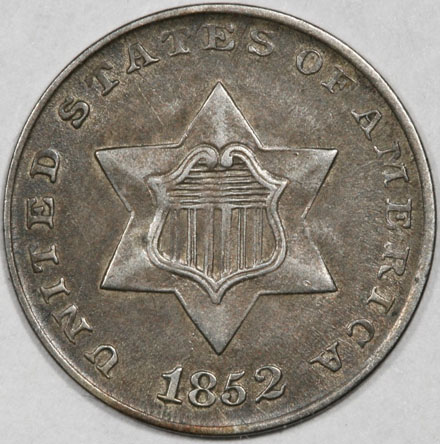 1852-Three-Cent-Silver