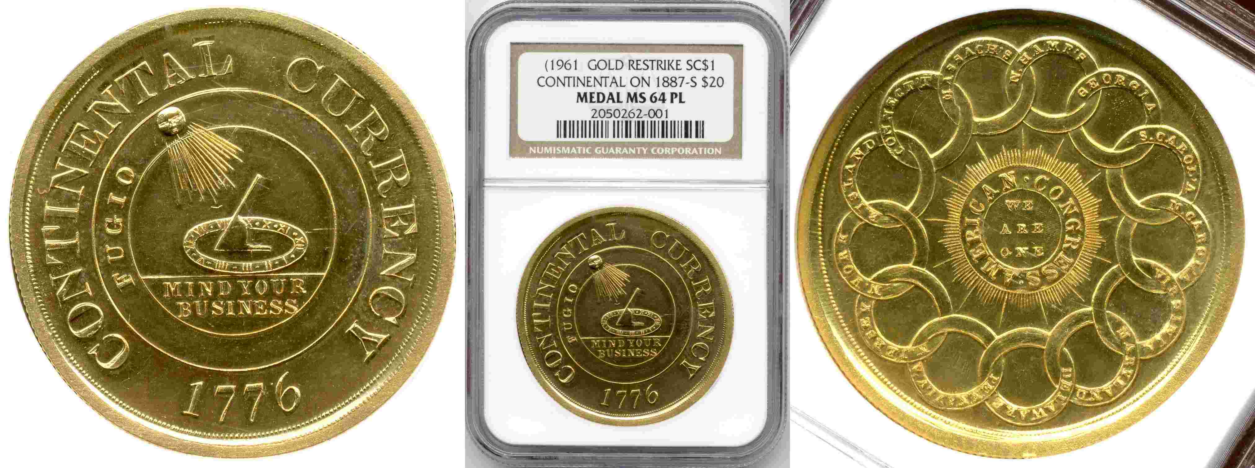 Continental-Currency-Restrike-On-$20-Gold-Liberty